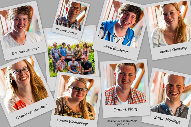 Belijdenisgroep 2014 collage