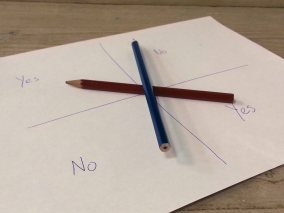 Nederlands Dagblad Charlie Charlie potloden