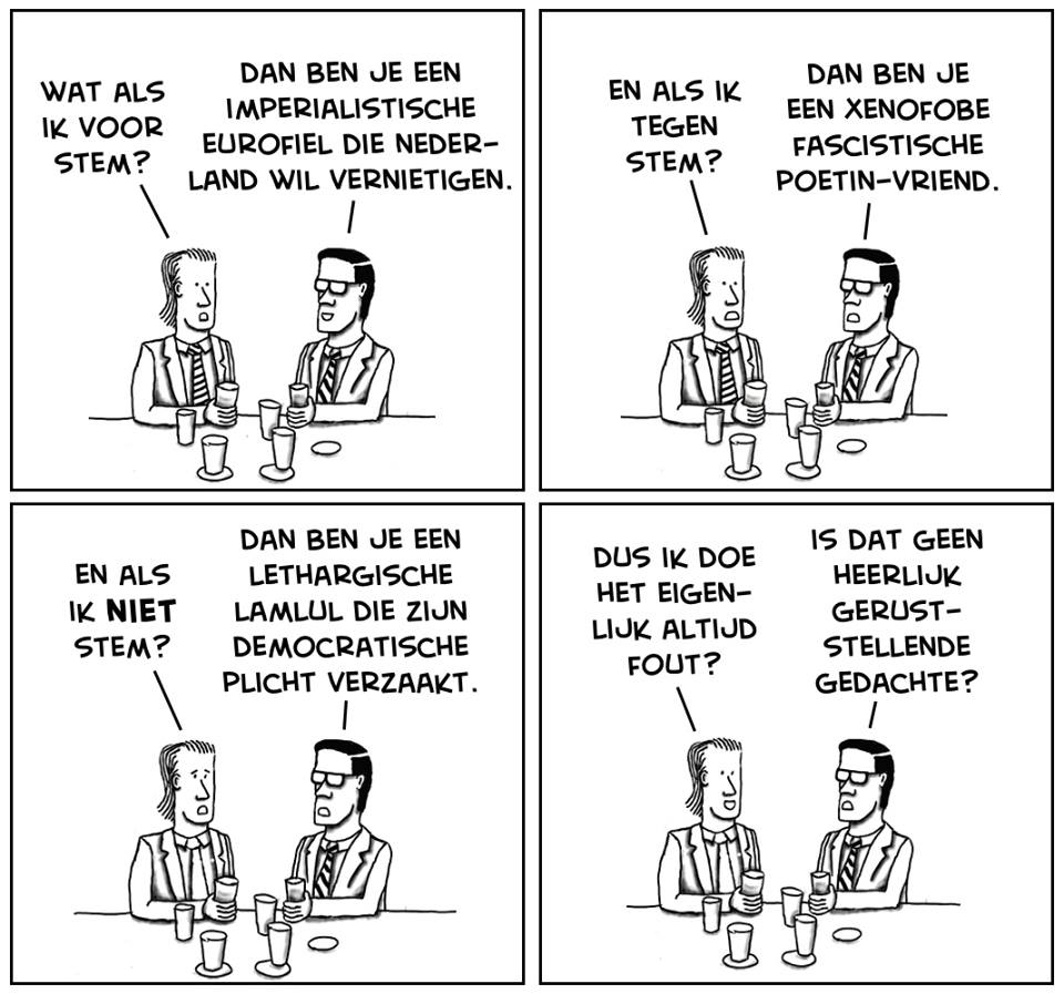 Referendum Oekraine Cartoon