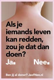 Orgaandonatie ja of nee