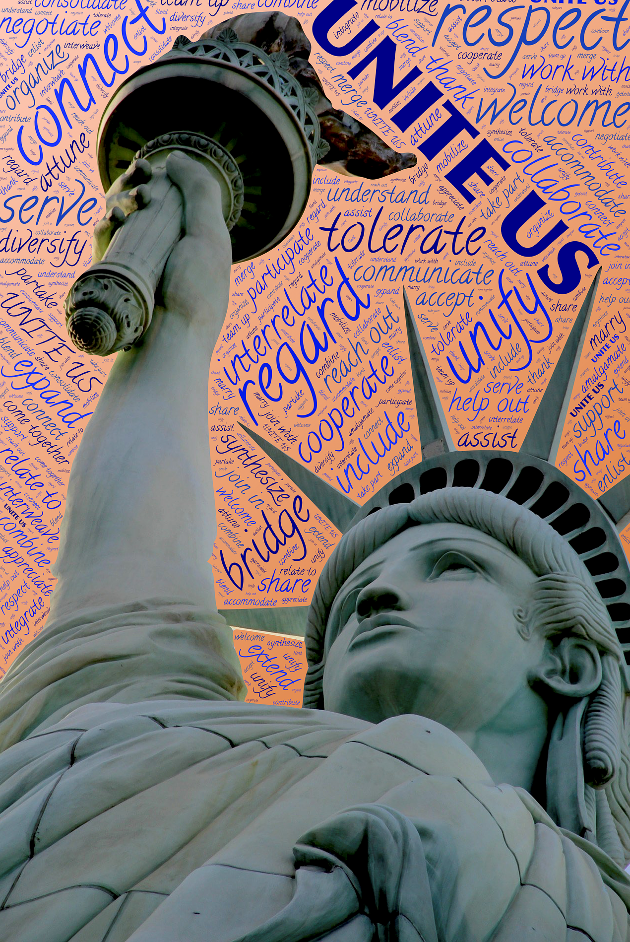 Vrijheidsbeeld - tekening