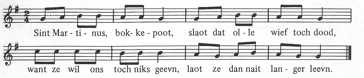 Sint Maarten - St Martinus bokkepoot