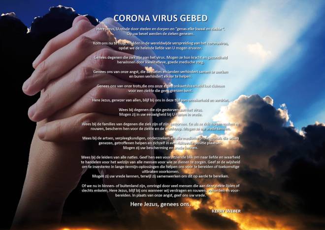 Corona Virus Gebed
